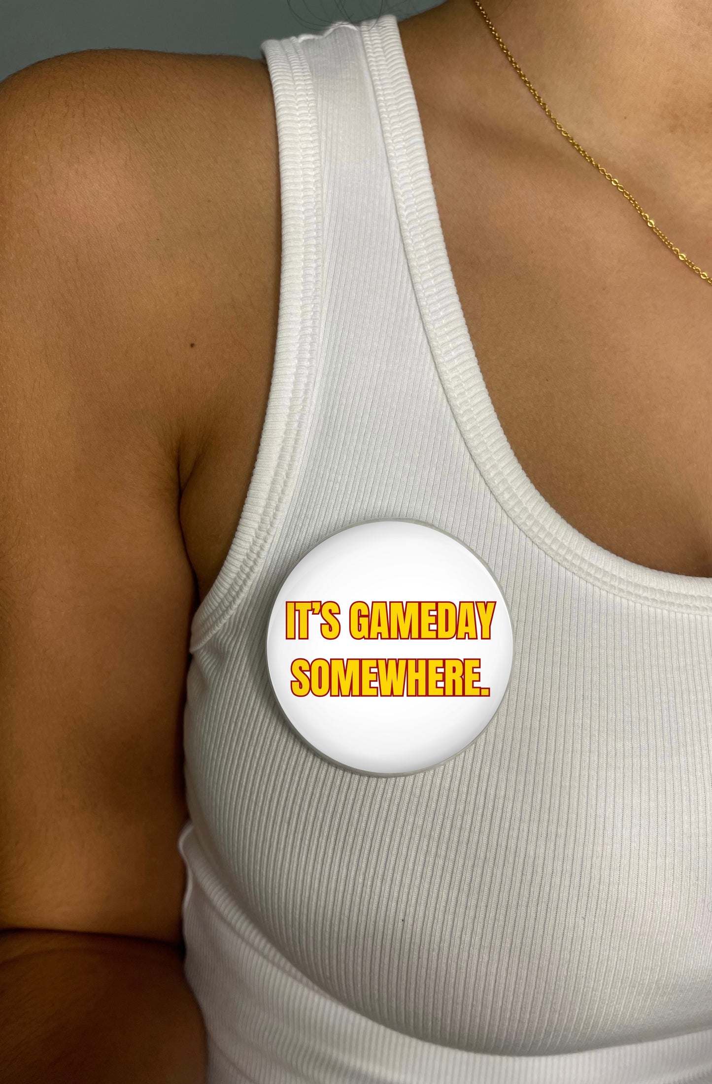 Gameday Somewhere Pin