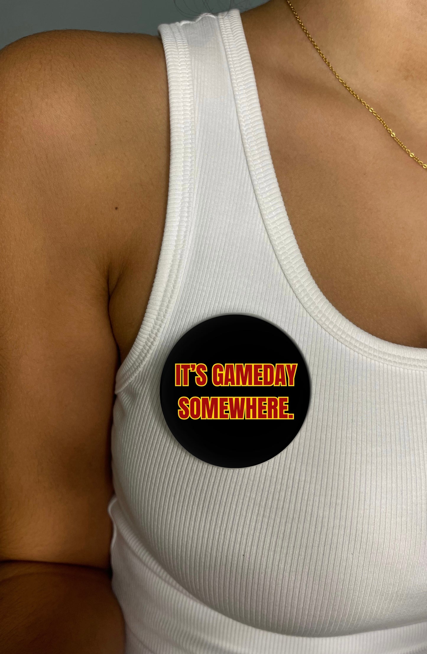 Gameday Somewhere Pin
